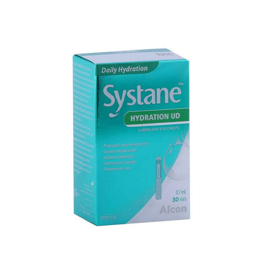 Systane Hydration UD Lubricant Eye Drops 0.7ml, Pack of 30's
