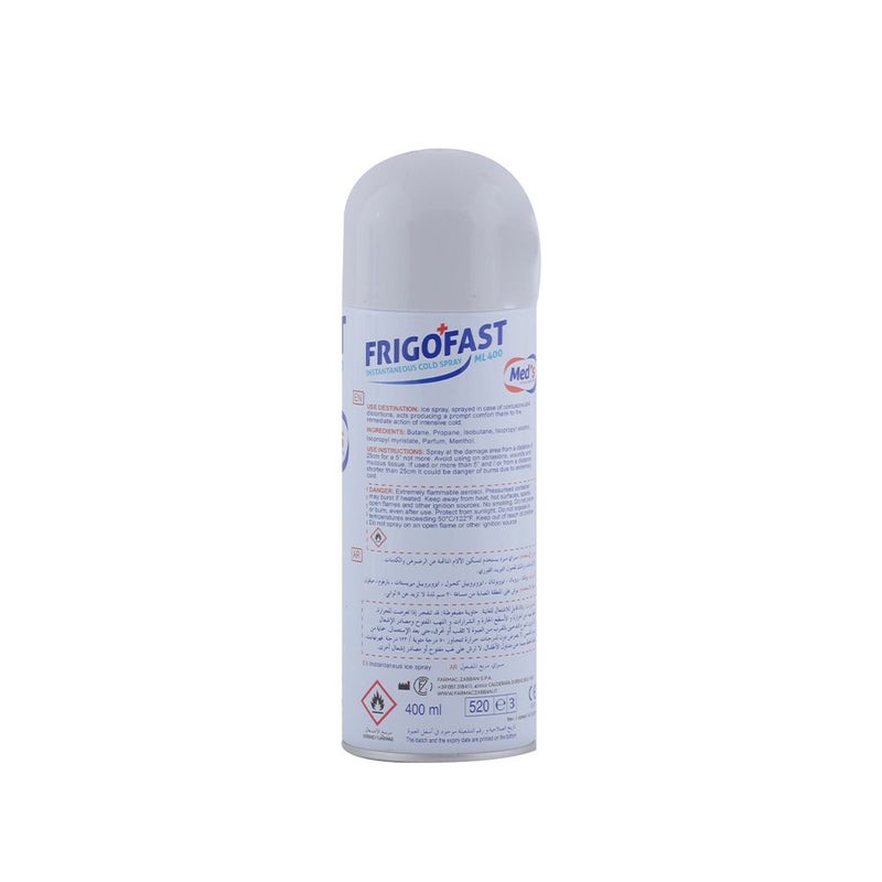 Frigofast Instantaneous Cold Liquid Spray 400 mL