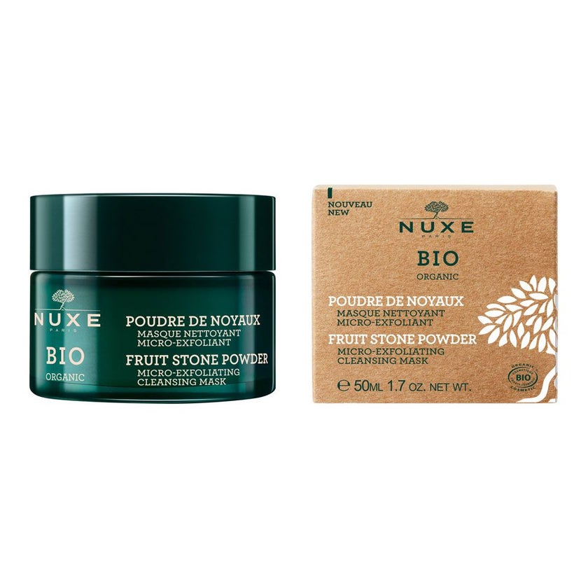 Nuxe Bio Organic Fruit Stone Powder Micro-Exfoliating Cleansing Mask 50ml