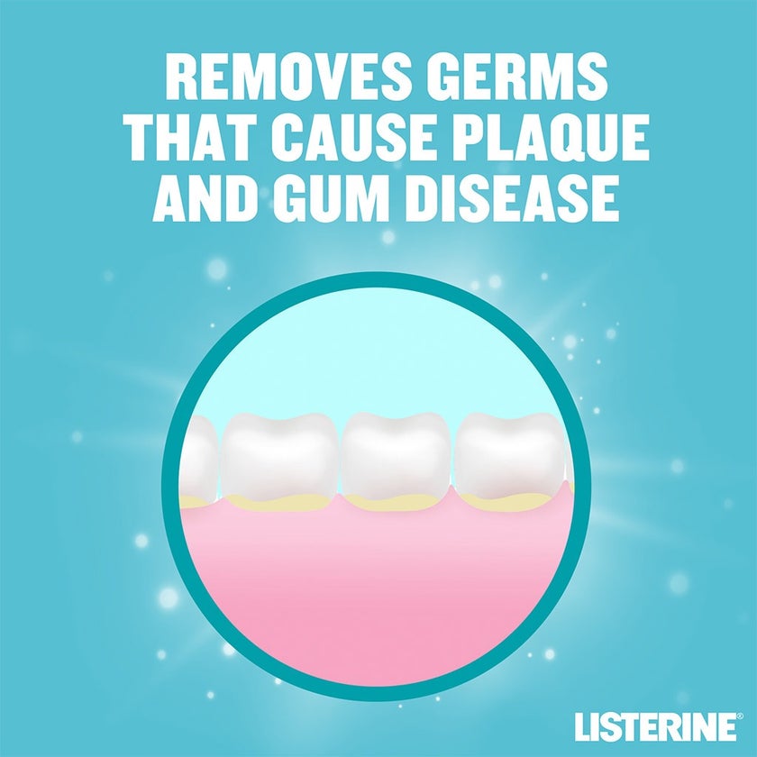 Listerine Zero Alcohol Cool Mint Milder Taste Mouthwash 500ml