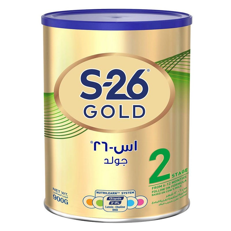 S-26 Gold Stage 2 Infant Milk Formula For 6 To 12 Months 900g
