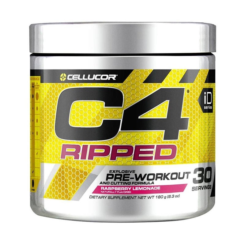 Cellucor C4 Ripped Pre-Workout And Cutting Formula Raspberry Lemonade 30 Servings