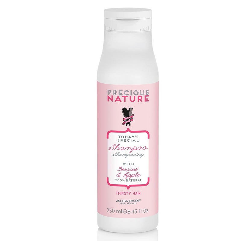 Alfaparf Precious Nature Thirsty Hair Shampoo With Berries & Apple For Dry & Dull Hair 250ml