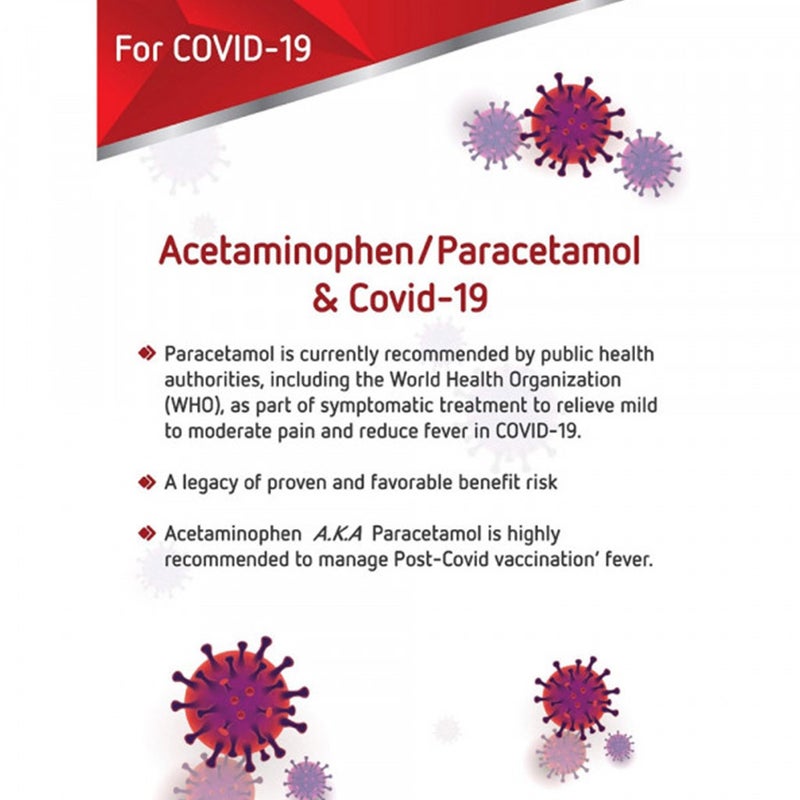 Camdol Paracetamol 500mg Tablets, Pack of 48's