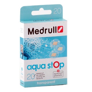 Medrull Aqua Stop Transparent Waterproof Plaster 20's