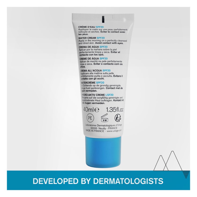 Uriage Eau Thermale SPF20 Light Water Cream For All Skin Types 40ml