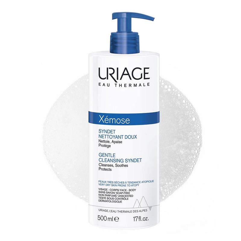Uriage Xemose Soap-Free Gentle Cleansing Syndet For Very Dry & Atopic Skin 500ml