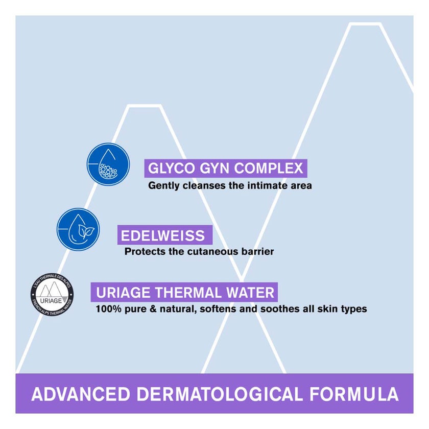 Uriage Gyn-Phy Refreshing Intimate Hygiene Cleansing Gel 500ml