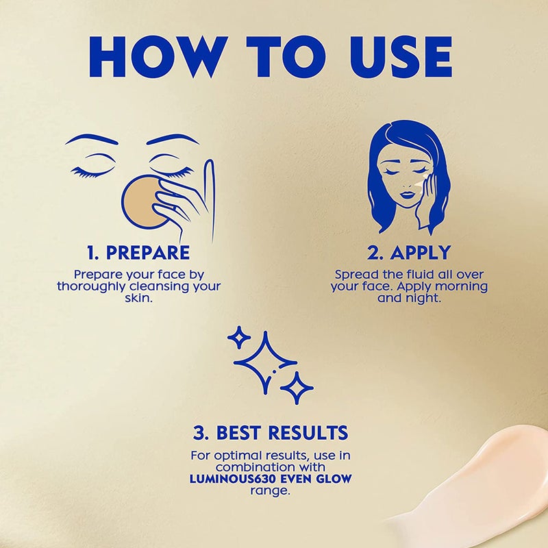 Nivea Luminous630 Even Glow SPF50 Day Fluid 40 mL