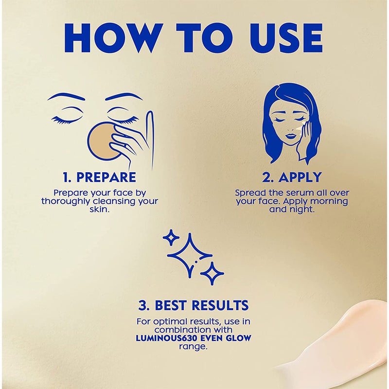 Nivea Luminous630 Even Glow Concentrated Serum 30 mL