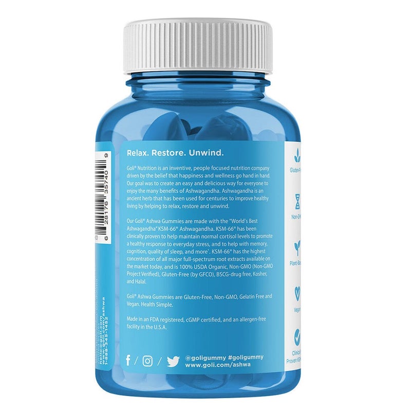Goli® Nutrition Ashwaganda Gummies 60's