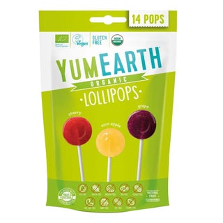 Yum Earth Organic Fruit Flavoured Vegan Lollipops 85g, Pack of 14's