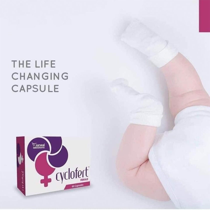 Cyclofert Female Capsules, Pack of 60's