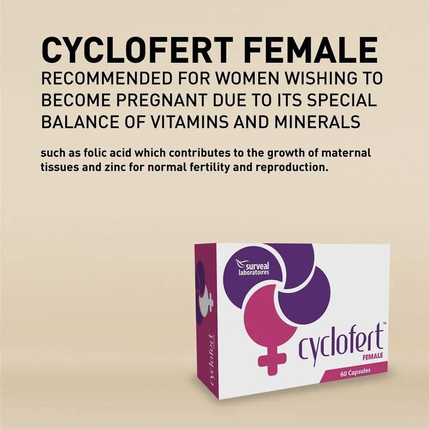 Cyclofert Female Capsules, Pack of 60's
