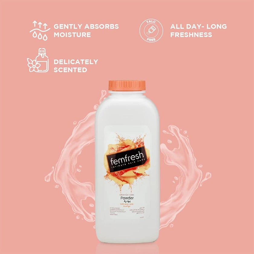 Femfresh Everyday Care Re-Balance Intimate Skin Care Powder With Aloe Vera 200g