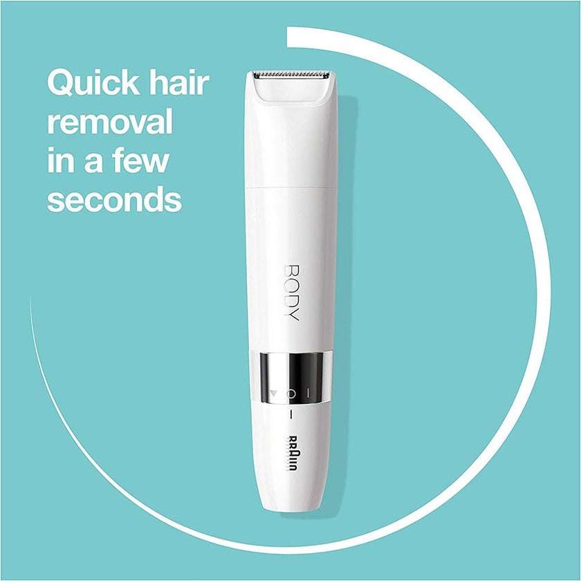 Braun Hello Body Goodbye Hair Mini Trimmer White BS1000