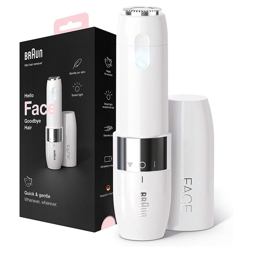 Braun Hello Face Goodbye Hair Mini Hair Remover White FS1000