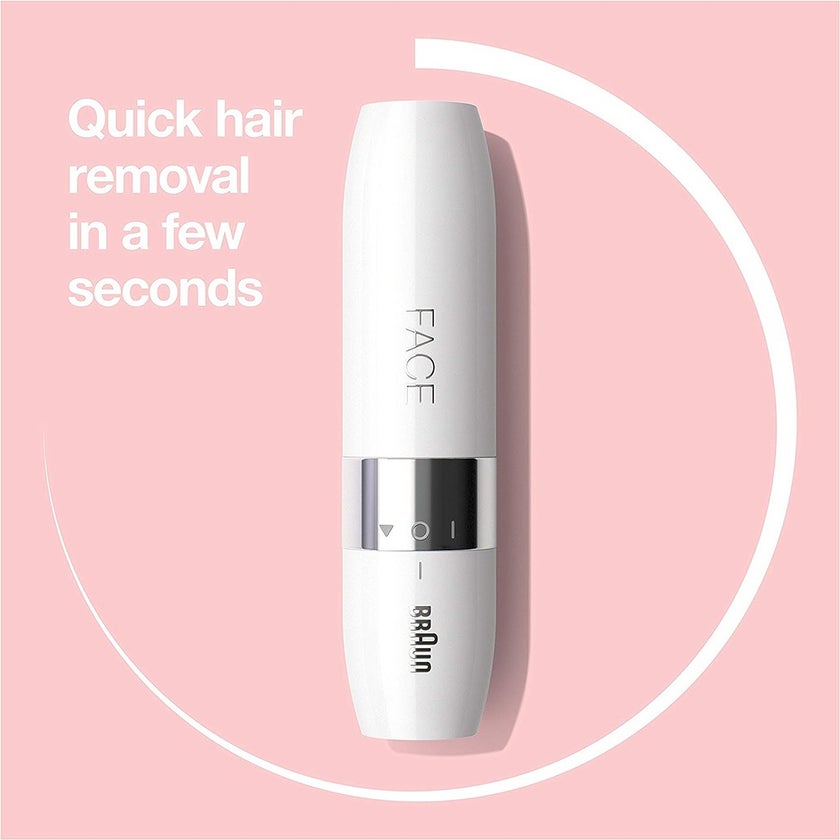 Braun Hello Face Goodbye Hair Mini Hair Remover White FS1000