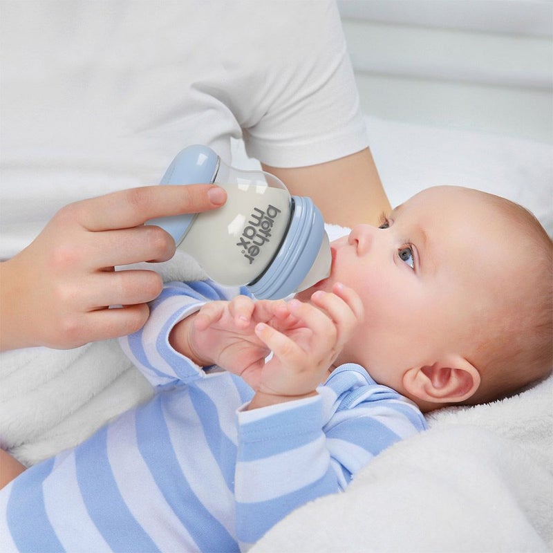 Brother Max PP Anti-Colic Feeding Bottle 0-3 Months Blue 160 mL 2's BM1072B