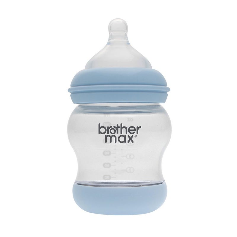 Brother Max PP Anti-Colic Feeding Bottle 0-3 Months Blue 160 mL 1's BM107B