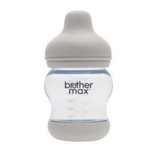 Brother Max PP Anti-Colic Feeding Bottle 0-3 Months Grey 160 mL 1's BM107G