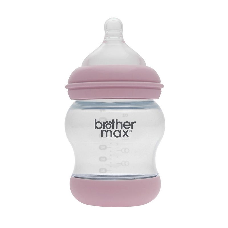 Brother Max PP Anti-Colic Feeding Bottle 0-3 Months Pink 160 mL 1's BM107P