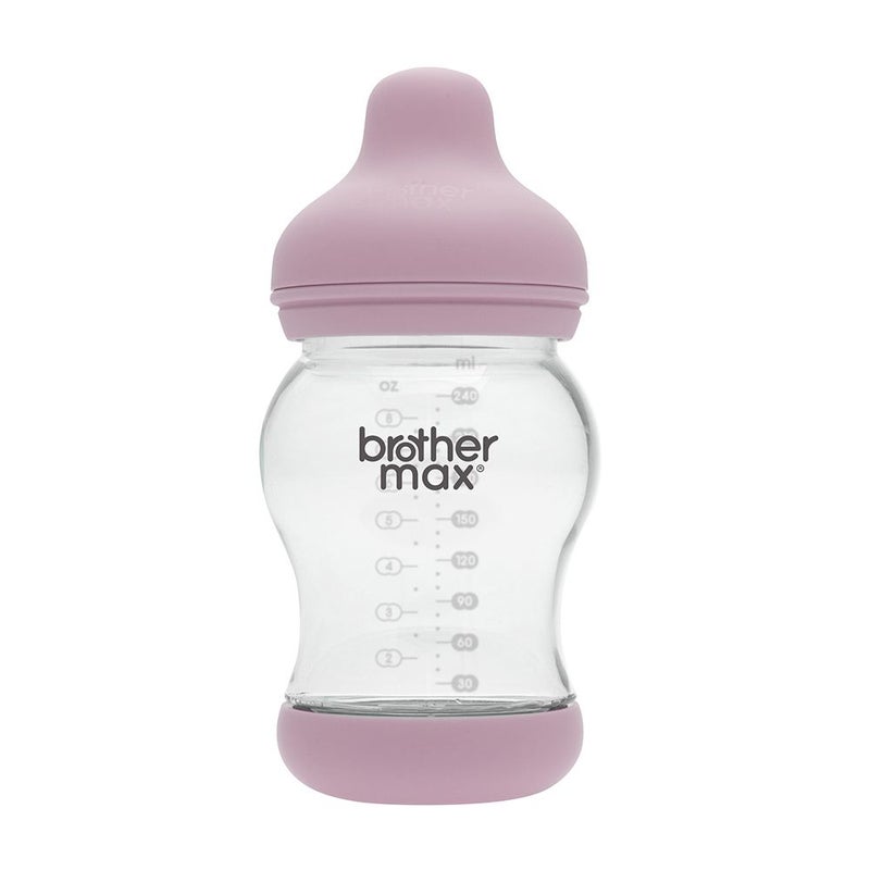 Brother Max PP Anti-Colic Feeding Bottle 3-6 Months Pink 240 mL 1's BM108P