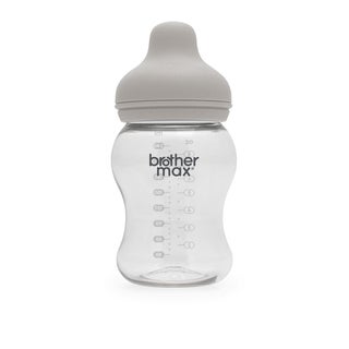Brother Max PP Extra Wide Neck Bottle 3-6 Months Grey 240 mL 1's BM110G