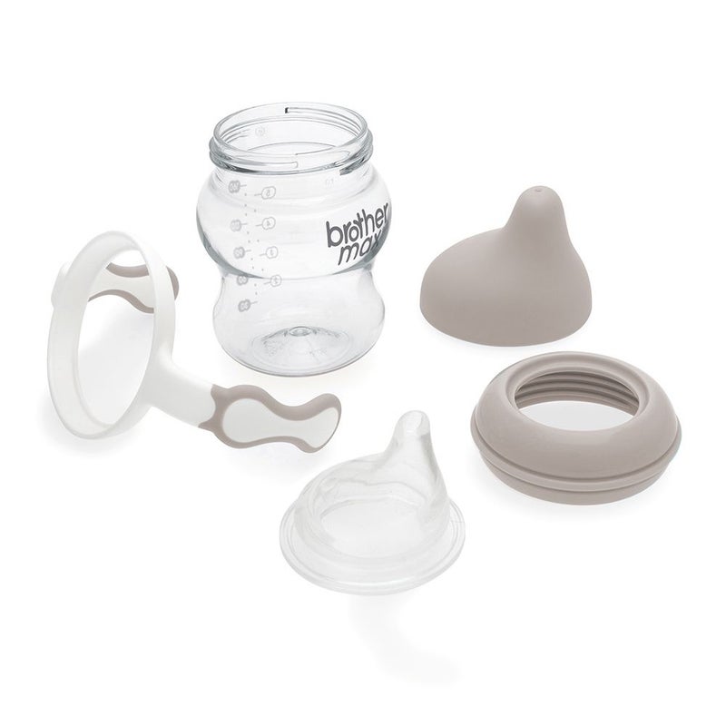 Brother Max PP Spout Cup With Handles 4+ Months 160 mL Grey 1's BM201G