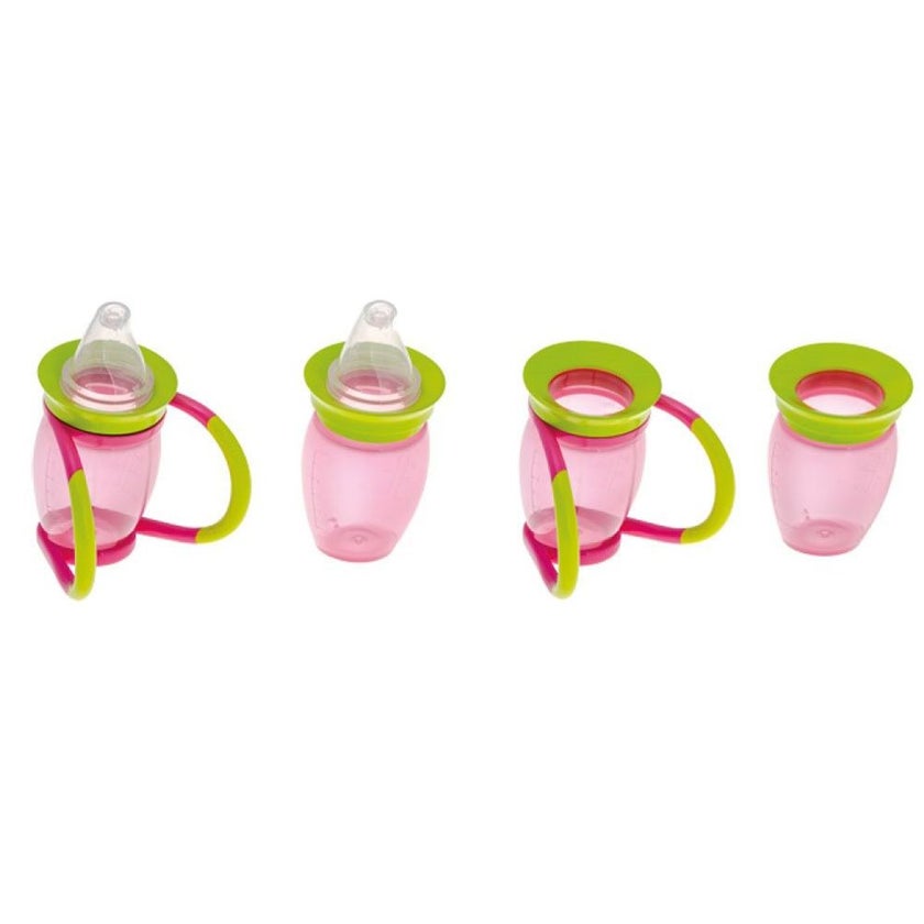 Brother Max 4 In 1 Trainer Cup 4+ Months Pink-Green 170ml - BM203PG
