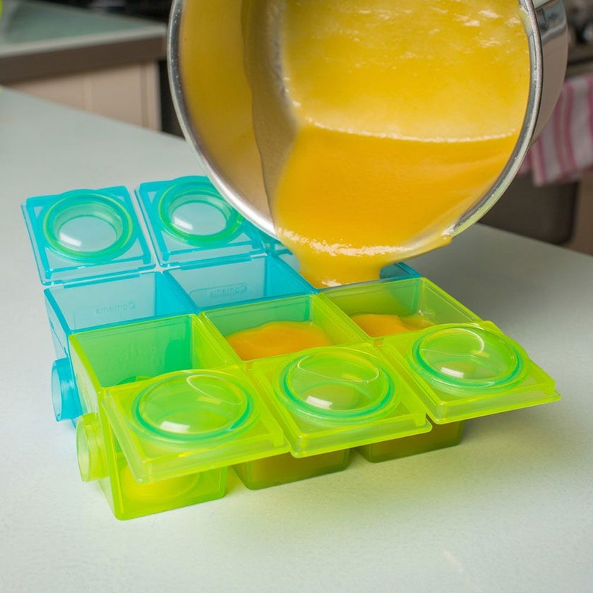 Brother Max Weaning Pots Small 4+ Months Blue-Green BM302BG