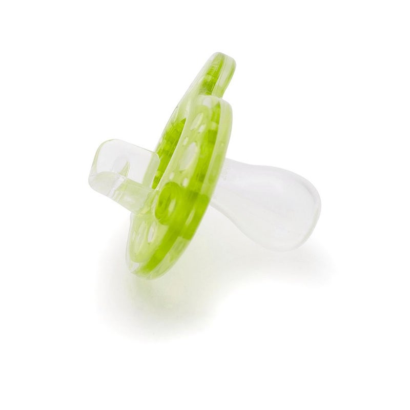 Brother Max Silicone Soother 0-6 Months Green 1's BM401G