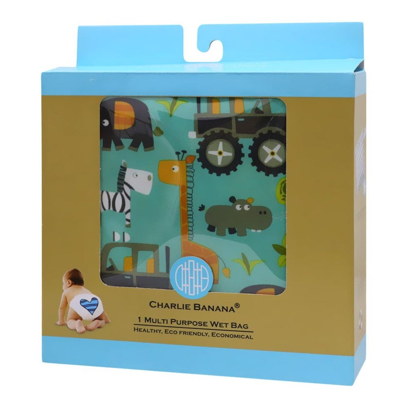 Charlie Banana Multi Purpose Wet Bag Gone Safari 888335