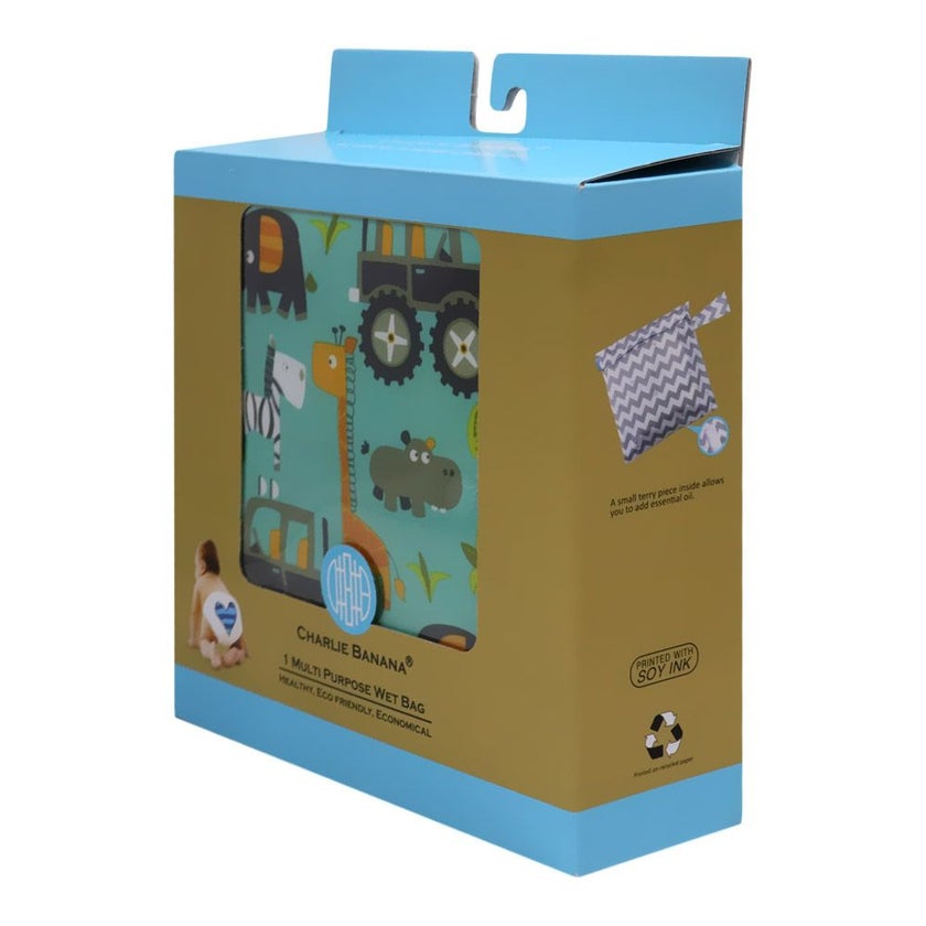 Charlie Banana Multi Purpose Wet Bag Gone Safari 888335