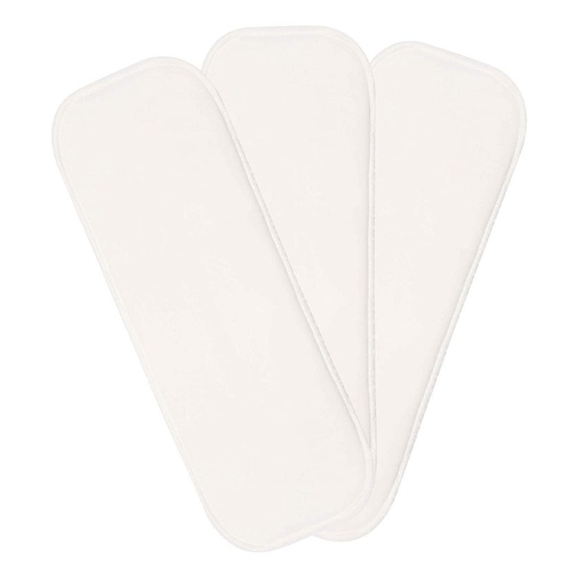 Charlie Banana Reusable Hemp And Cotton Inserts For Cloth Diapers - Medium/Large, Pack of 3's