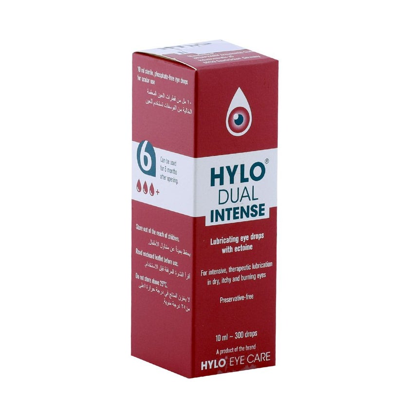 Hylo Dual Intense Lubricating Eye Drops 10ml
