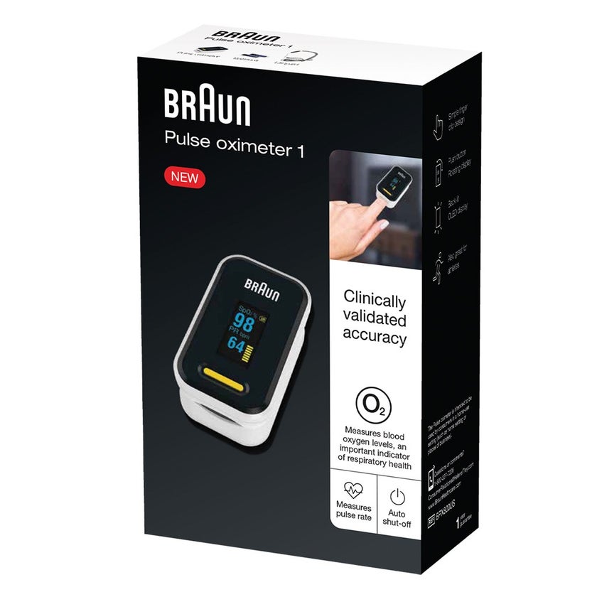 Braun Fingertip Pulse Oximeter YK81CEU