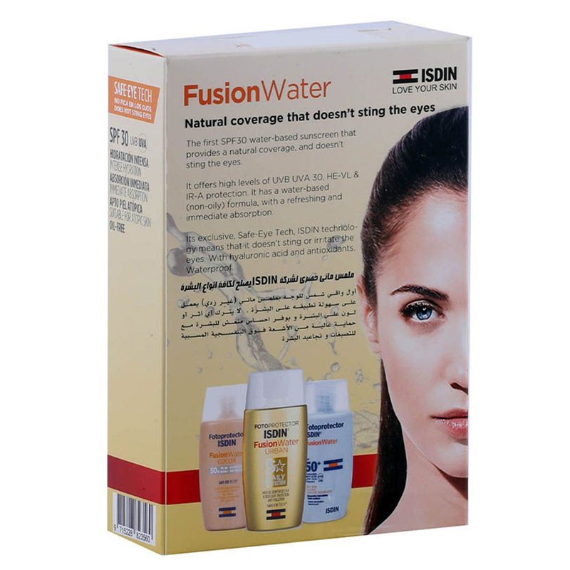 Isdin Fotoprotector Fusion Water Urban SPF30 50 mL 1+1 PROMO PACK
