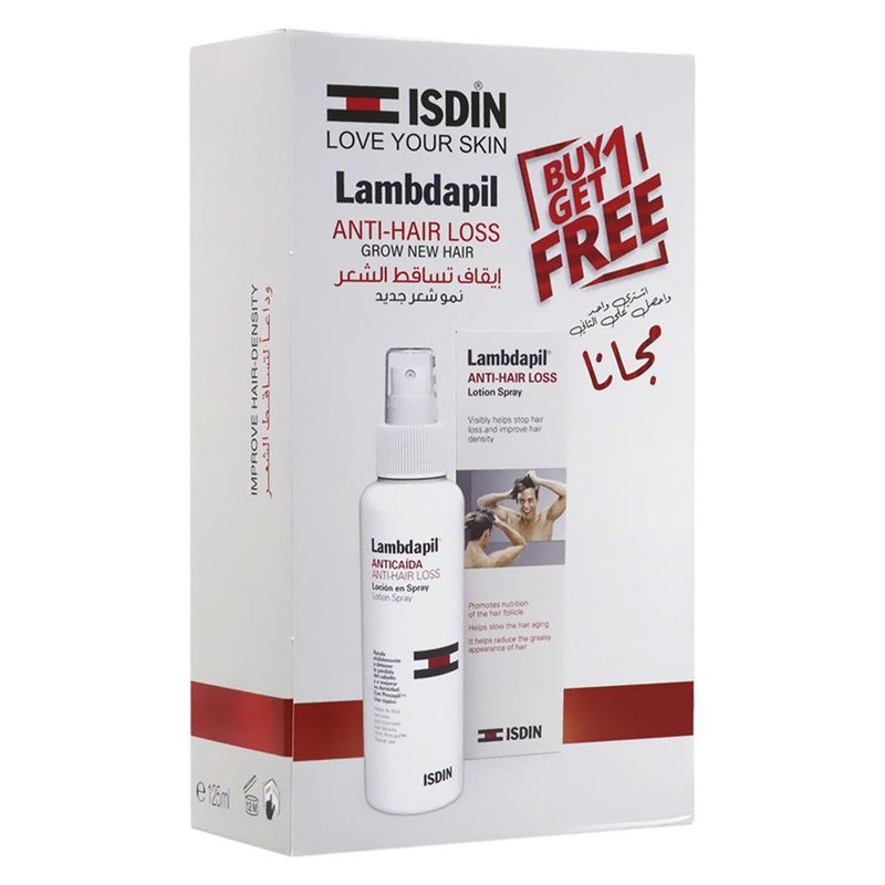 Isdin Lambdapil Anti-Hair Loss Spray 1+1 Promo Pack