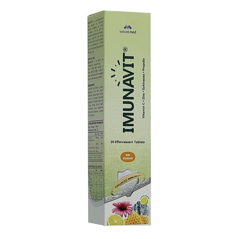 Imunavit Effervescent Sugar Free Tablets 20's