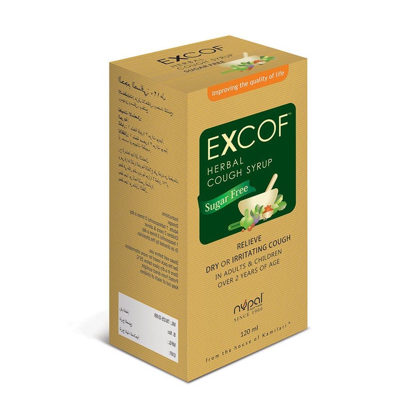Nupal Excof Herbal Cough Syrup 120ml