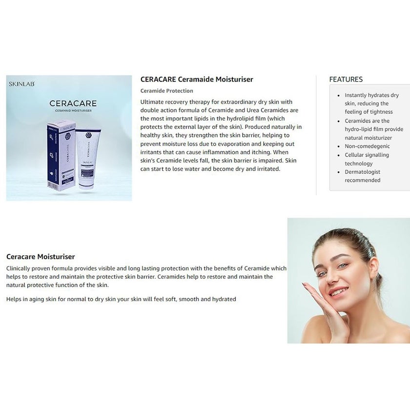 Skinlab Ceracare Ceramide Protection Moisturizer Cream 100ml