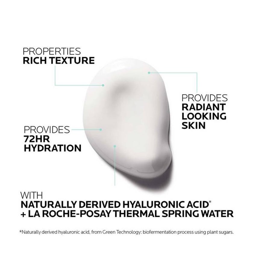 La Roche-Posay Hydraphase HA Rich Moisturiser For Sensitive Skin 50ml