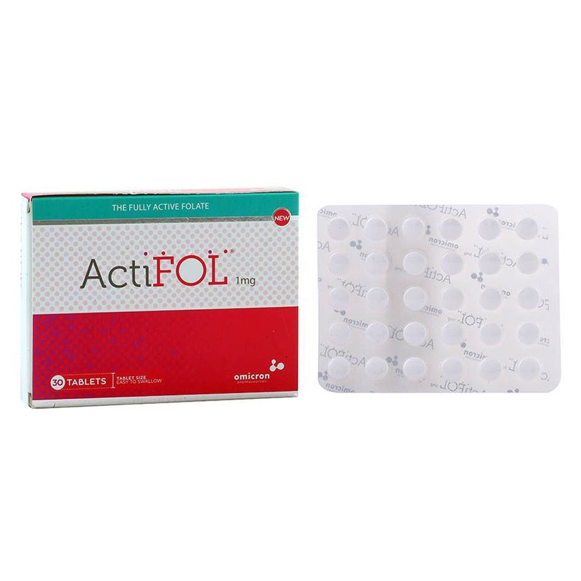 Actifol 1mg Tablets, Pack of 30's