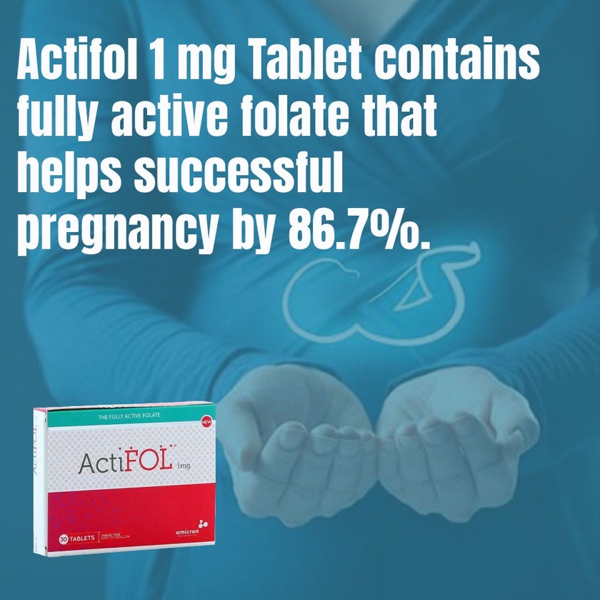 Actifol 1mg Tablets, Pack of 30's