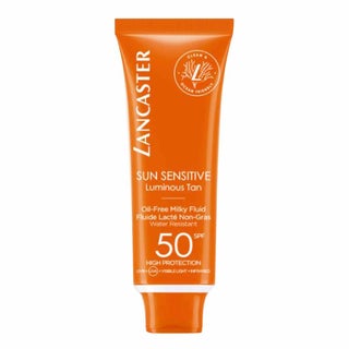 Lancaster Sun Sensitive Luminous Tan Oil Free With SPF50 Water Resistant Sunscreen Milk Fluid 50ml