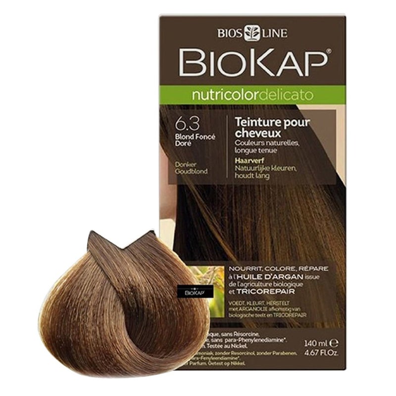 Biokap Nutricolor Delicato Rapid 6.3 Dark Golden Blond 135 mL