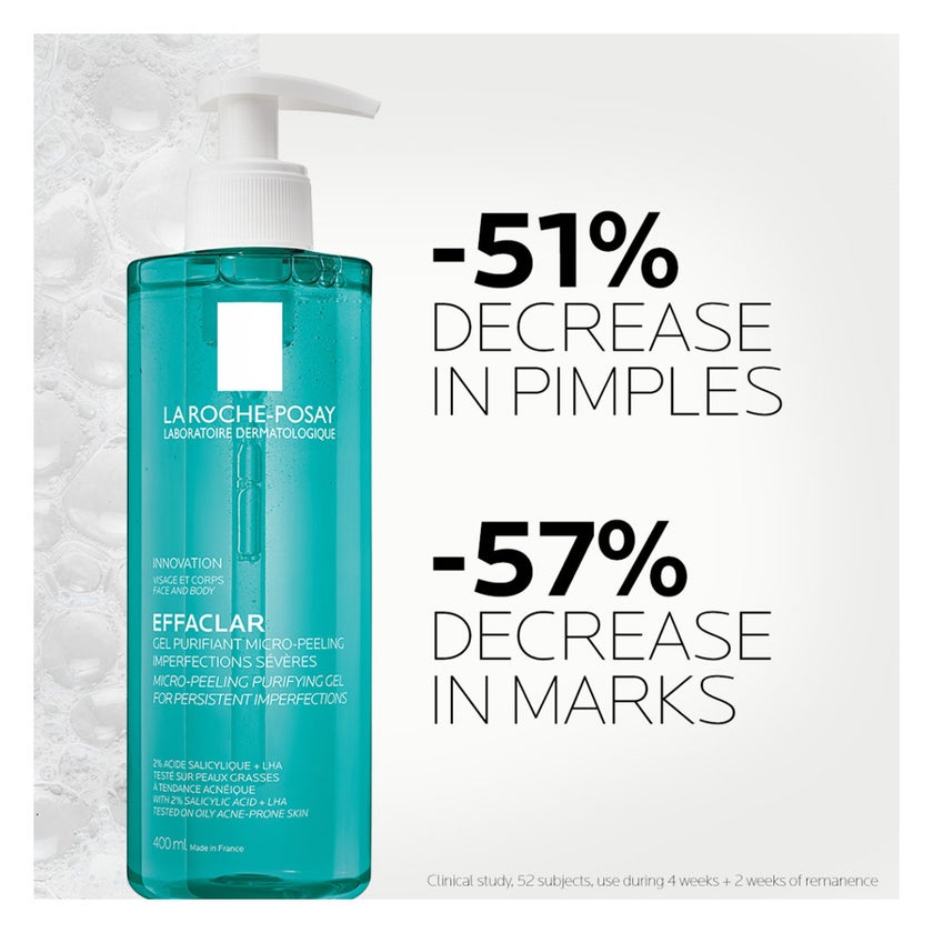 La Roche-Posay Effaclar Micro-Peeling Cleansing Gel 400ml