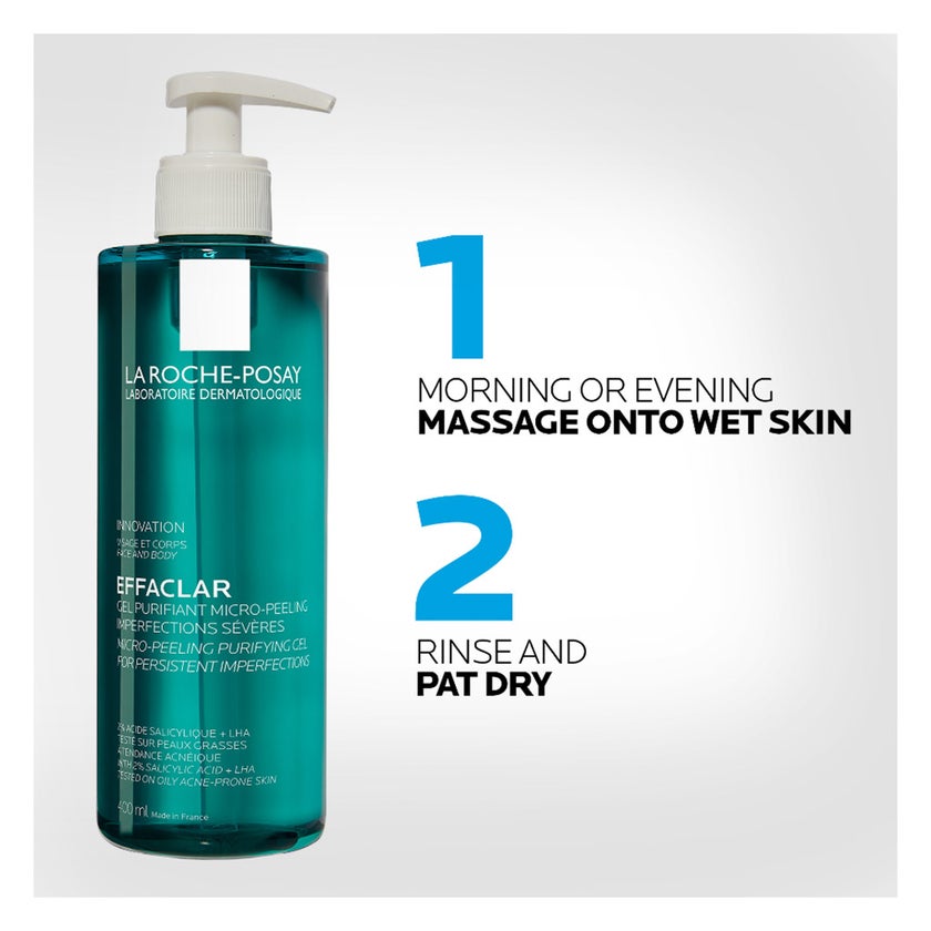 La Roche-Posay Effaclar Micro-Peeling Cleansing Gel 400ml