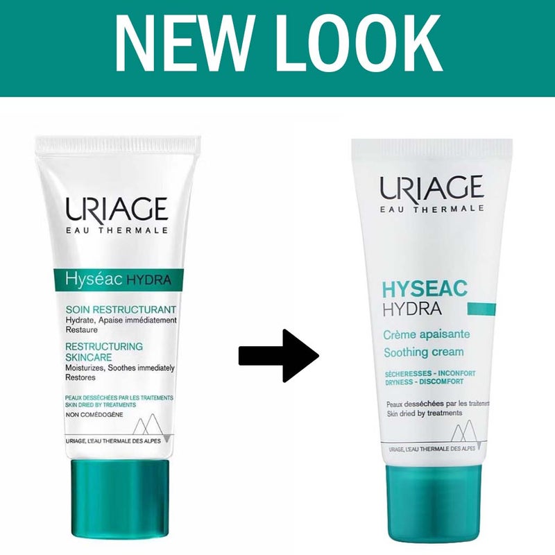 Uriage Hyseac Hydra Restructuring Oil-Free Skincare Cream For Dry Skin 40ml